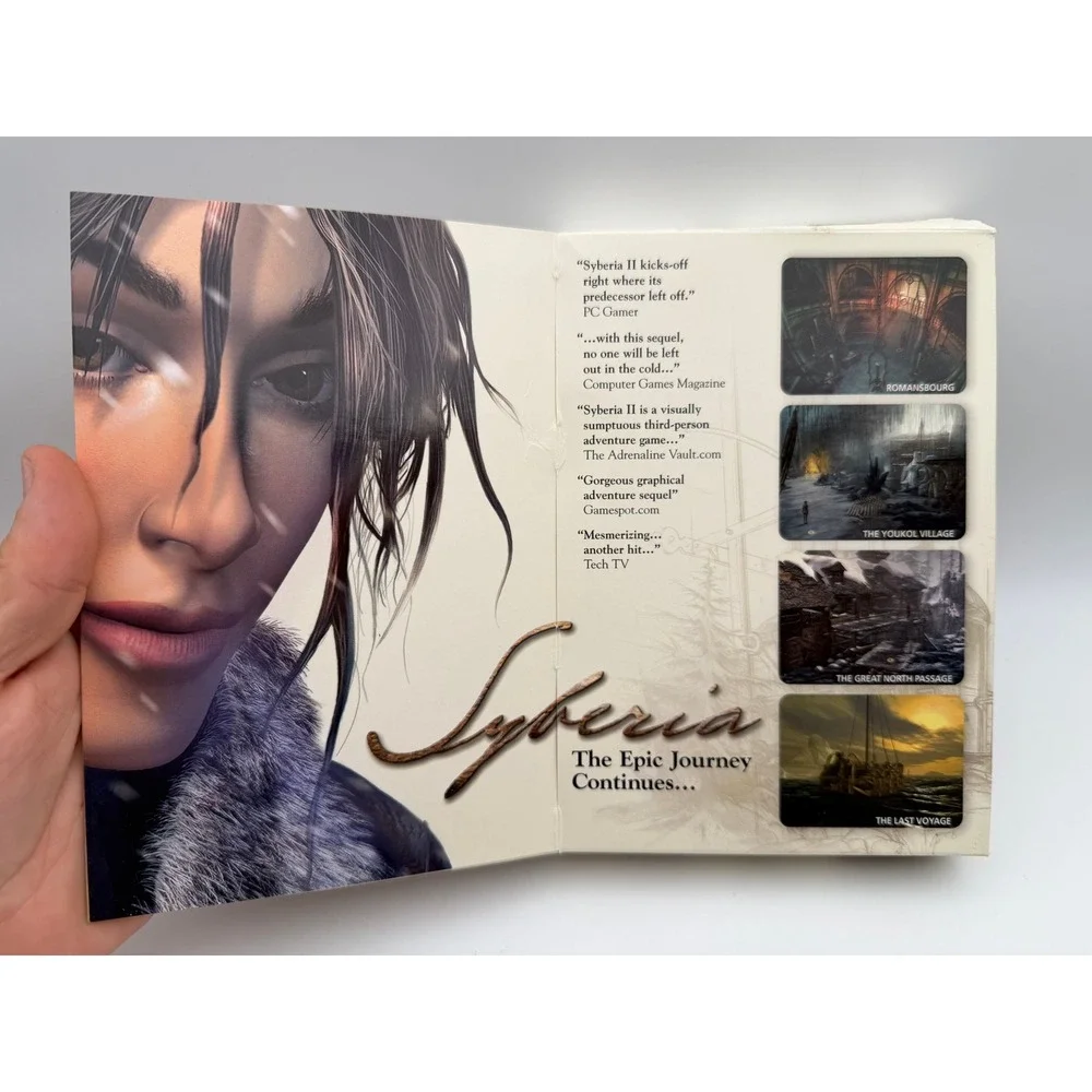 Syberia II PC CD-ROM Game Benoit Sokal Kate Walker Adventure Microïds V126